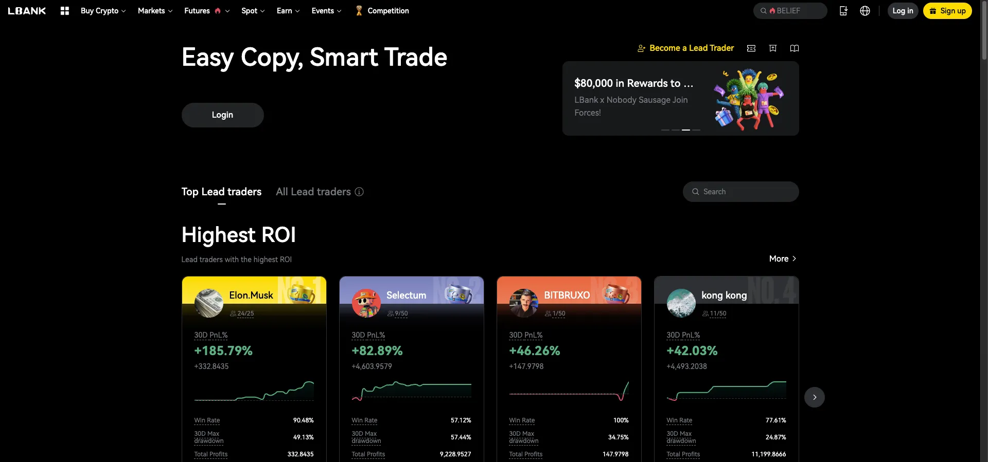Copy Trading on LBank