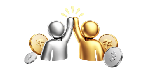 Invitez 1 ami et gagnez chacun 25 USDT