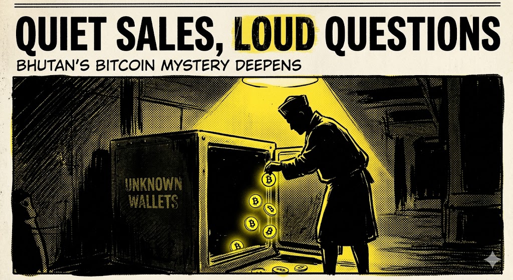 Bhutan Cicho Sprzedaje Swoje Bitcoiny i Nikt Nie Wie Dlaczego