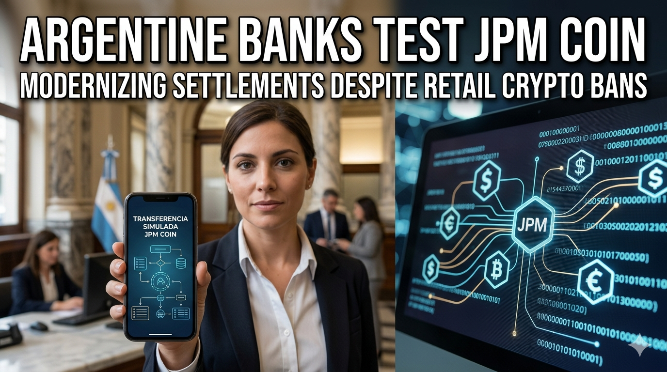 Argentyńskie banki testują JPM Coin mimo ograniczeń dotyczących kryptowalut