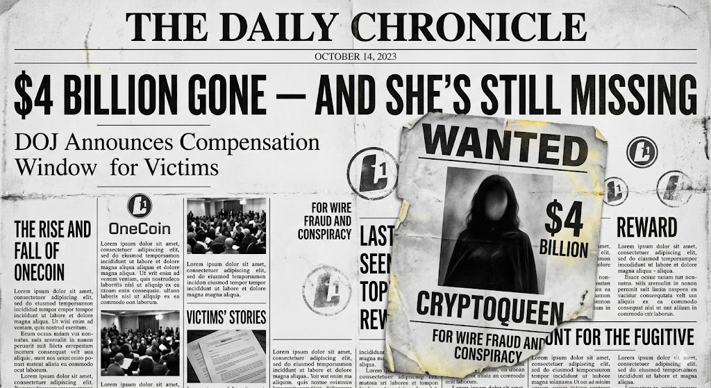 Ang $4 Bilyong OneCoin Scam ay Hindi Pa Tapos: Nagbukas na ang DOJ ng Panahon para sa Kompensasyon