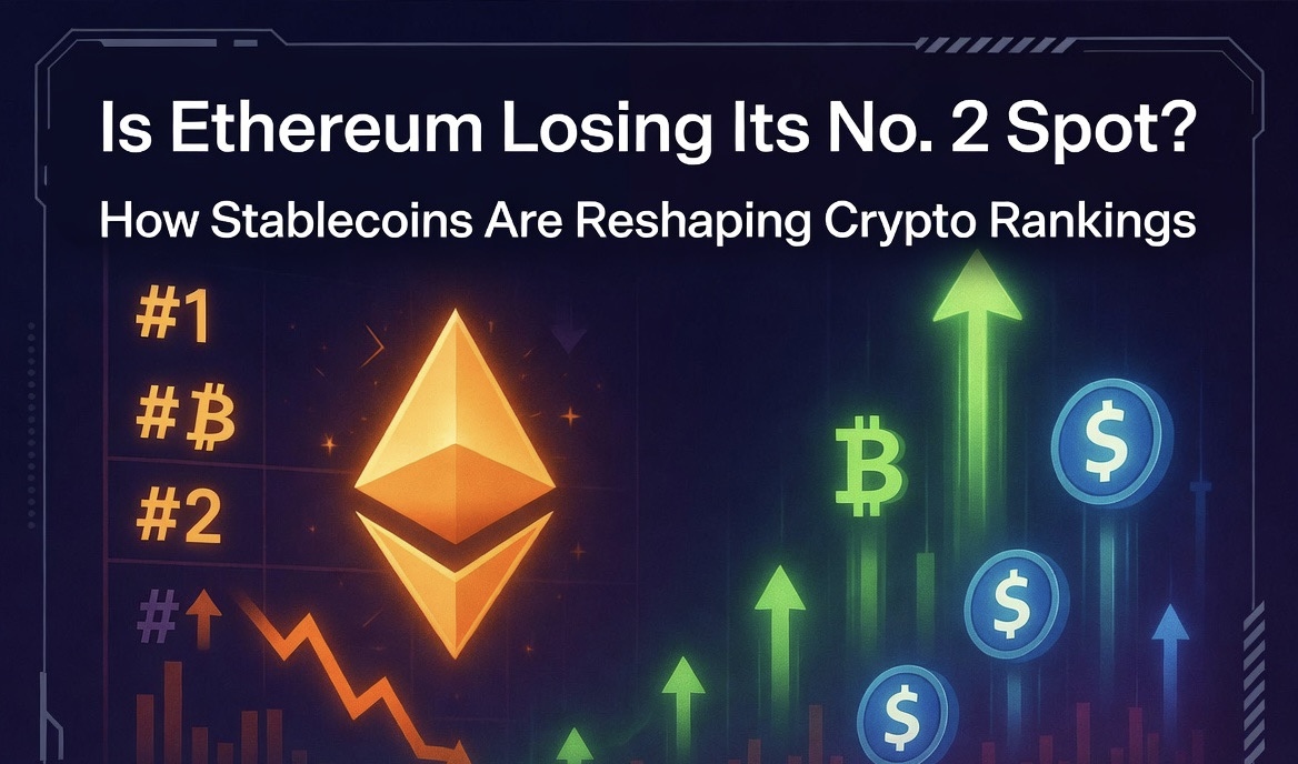 Nawawala na ba ang Ethereum sa Pwesto Bilang Pangalawa? Paano Binabago ng Stablecoins ang Ranggo sa Crypto