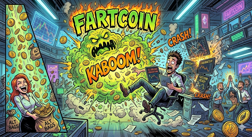 Trader Verliest $3M door Hebelpositie in Fartcoin die afwikkelt op Hyperliquid