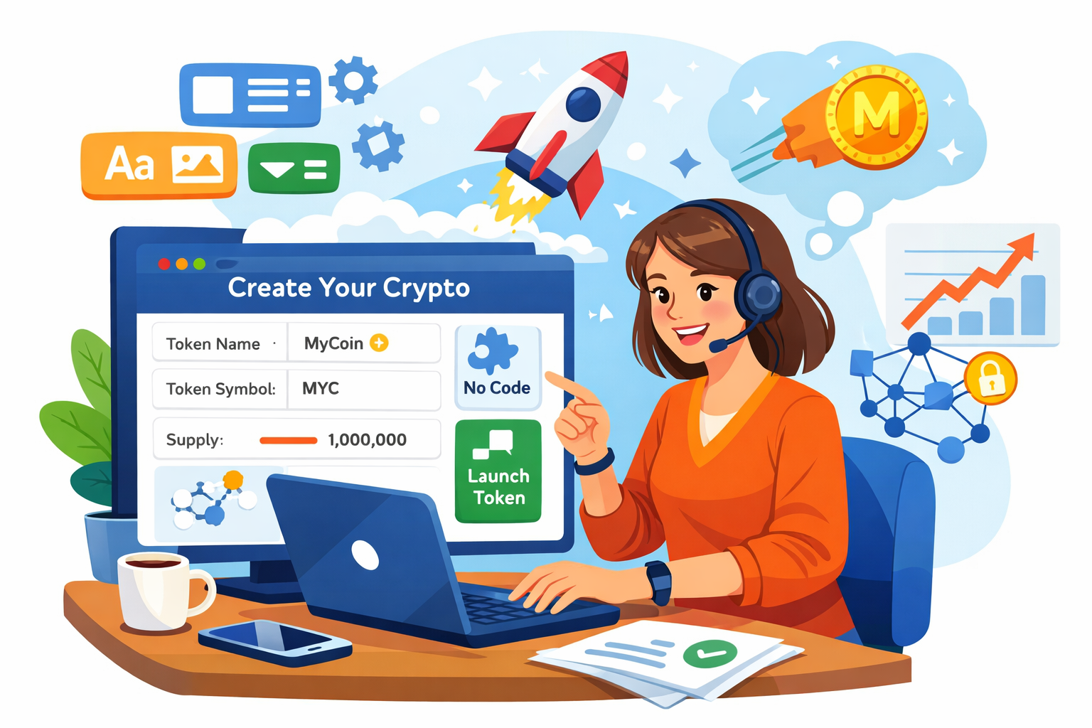 How to Create Cryptocurrency Without Coding Skills