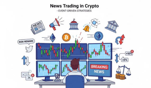 Nieuws handelen in crypto: hoe te reageren op marktevenementen, evenementgestuurde strategieën