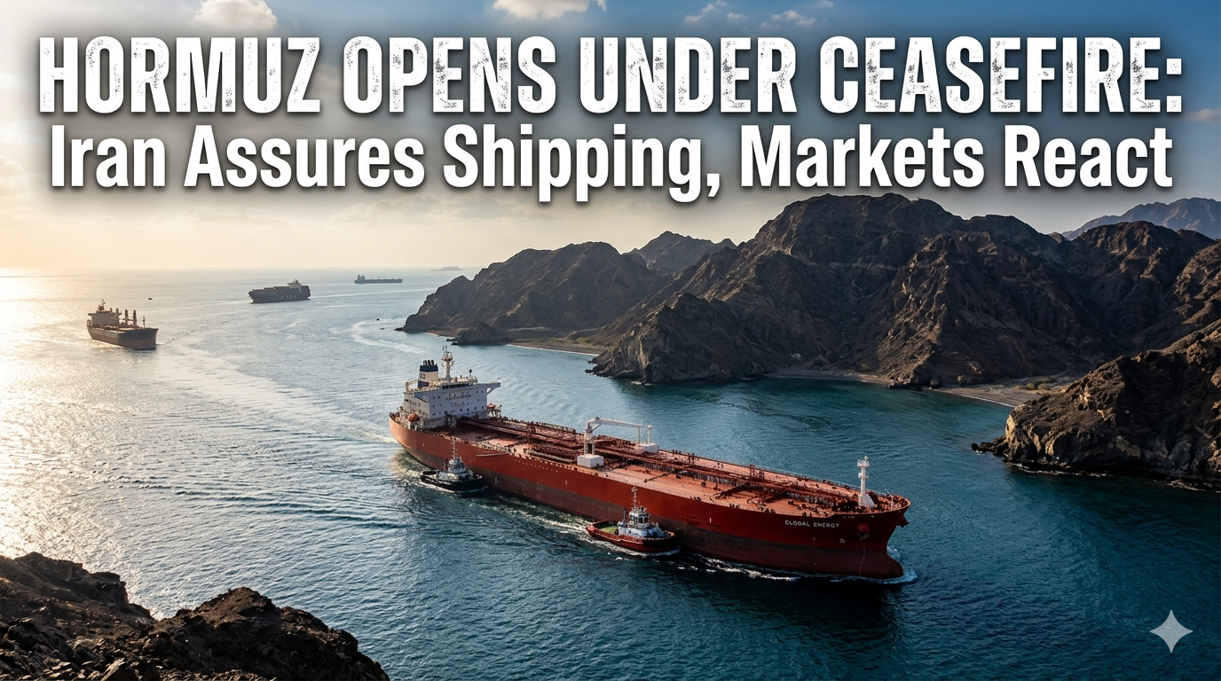 Hormuz Reopens: Markets React to Iran’s Assurance
