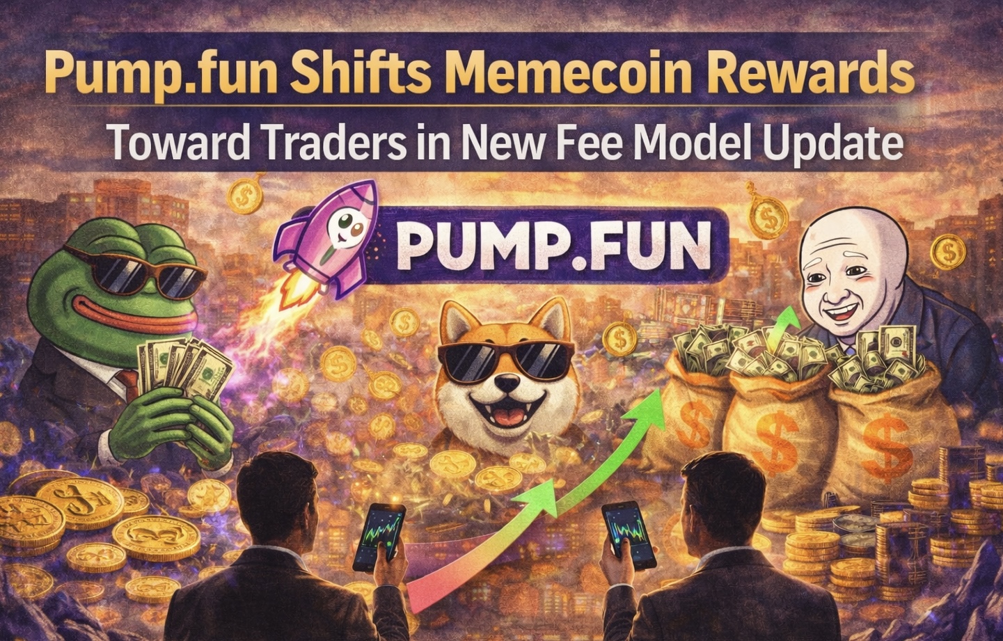 Pump.fun Shifts Memecoin Rewards Toward Traders in New Fee Model Update