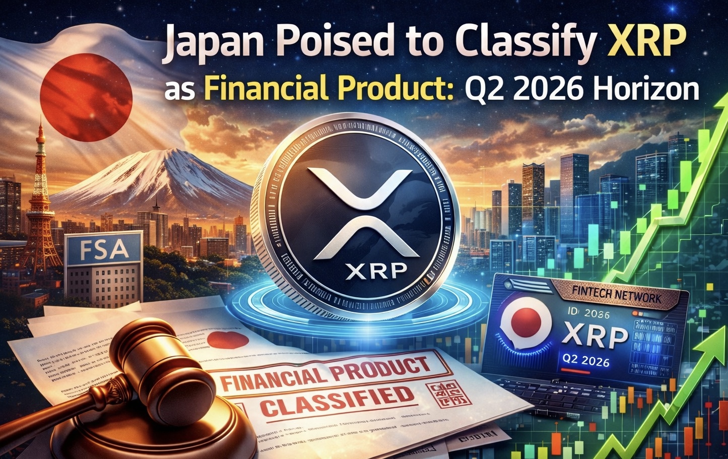 Japan Poised to Classify XRP as Financial Product: Q2 2026 Horizon