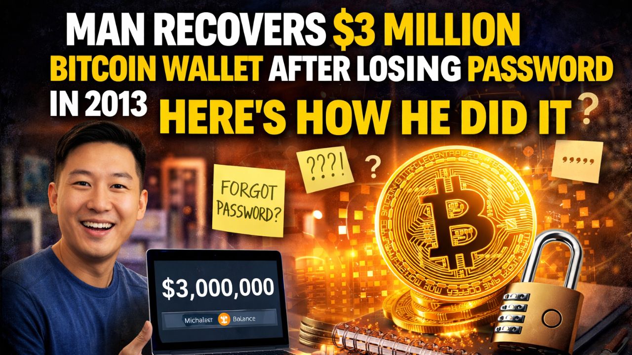 男子2013年遺失錢包密碼後，成功找回價值300萬美元的比特幣——他是如何做到的