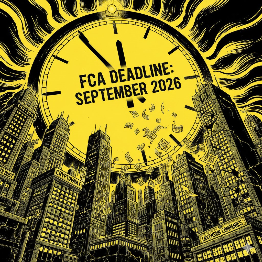 September 2026: The Deadline That Could Kill Your UK Crypto Business 