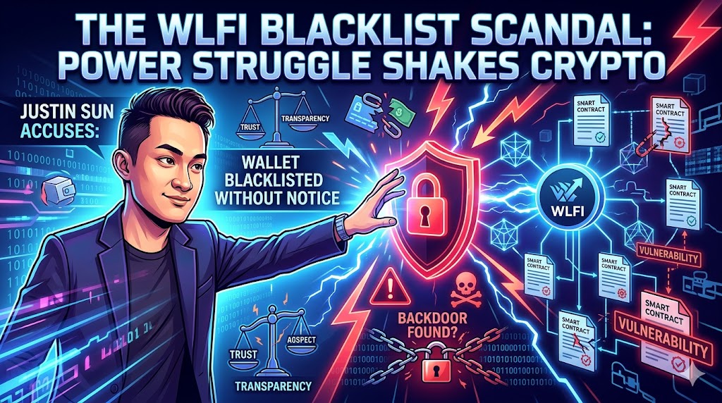 Justin Sun 對決 WLFI：震撼加密貨幣最強圈層的黑名單醜聞