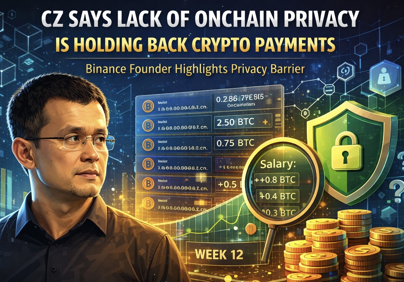 CZ Says Lack of Onchain Privacy Is Holding Back Crypto Payments