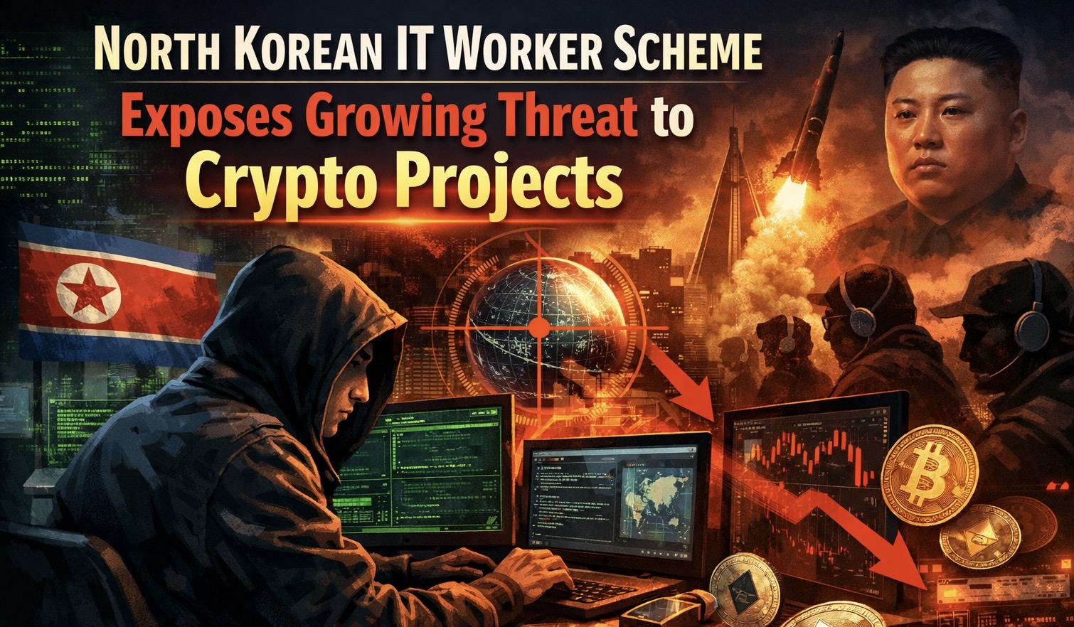 Schemat pracownika IT z Korei Północnej ujawnia rosnące zagrożenie dla projektów kryptowalutowych