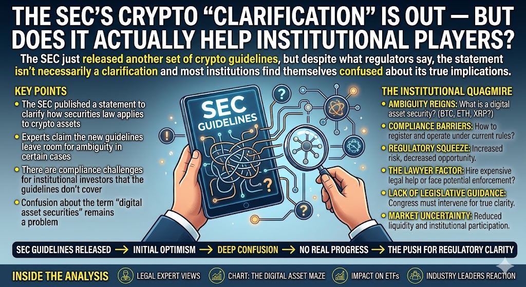 Klarifikasi" Crypto SEC Telah Dirilis — Namun Apakah Ini Benar-Benar Membantu Pemain Institusional?