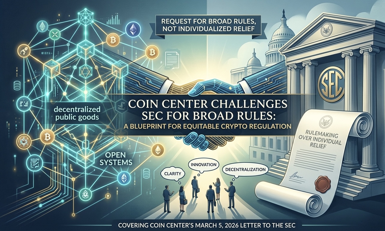 Coin Center fordert SEC auf: Keine Einzelfalllösungen – Klare Regeln schaffen