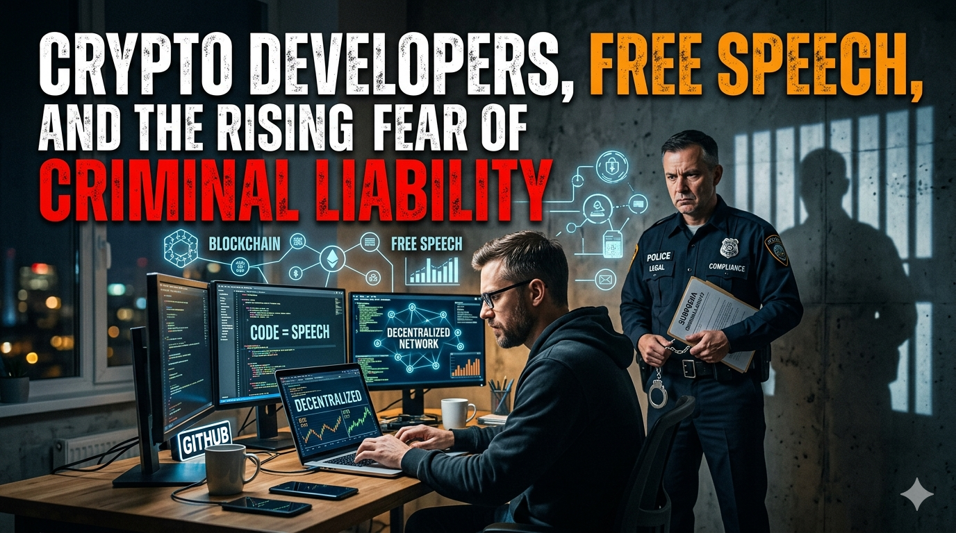 Deweloperzy kryptowalut, wolność słowa i rosnący strach przed odpowiedzialnością karną