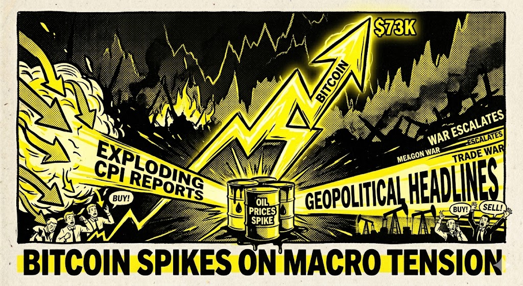 Waarom Bitcoin Deze Week Kort $73K Bereikte — En Wat Hierna Gebeurt