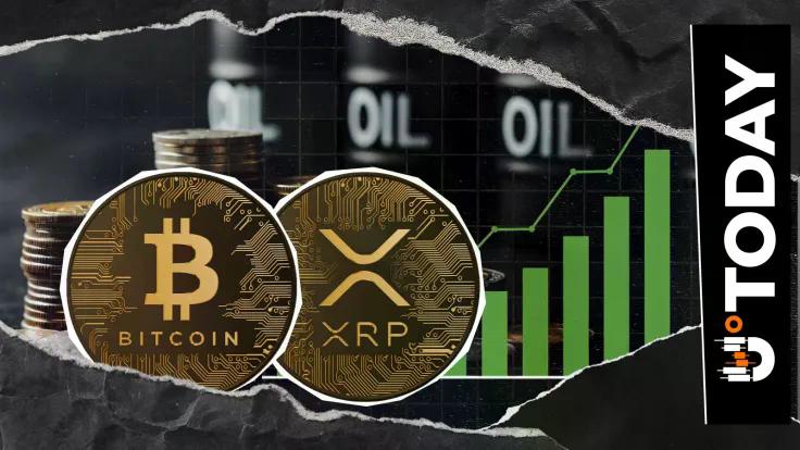 bitcoin-xrp-rise-while-oil-breaks-100-as-weak-gdp-reshapes-market-correlations