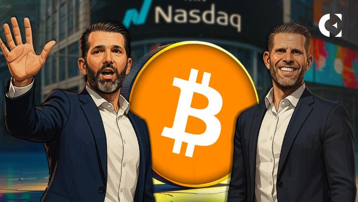 News section-Trump Sons-Backed Bitcoin Miner ‘American Bitcoin’ to Trade on Nasdaq