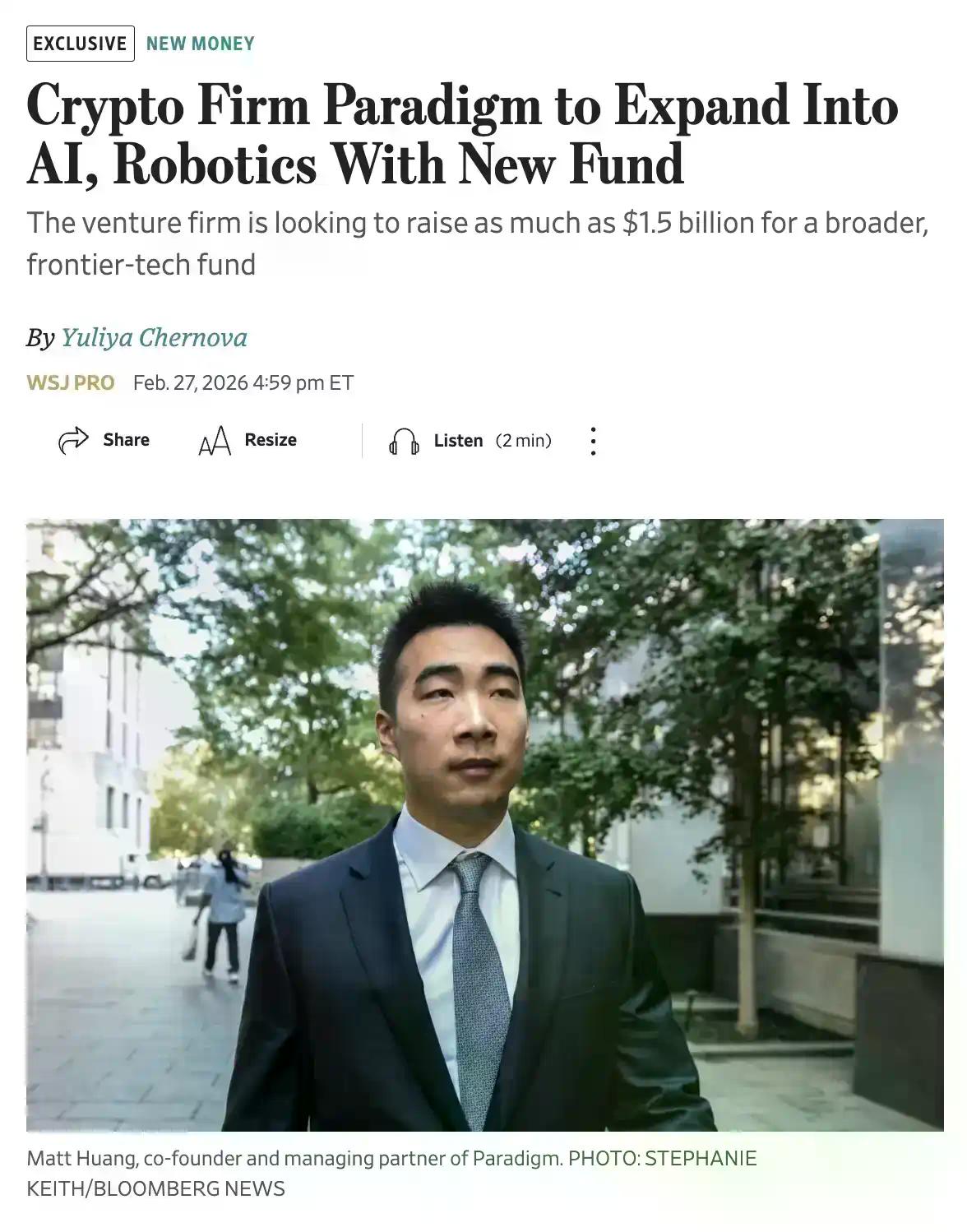 Paradigm的新算术:当crypto装不下127亿,AI成为答案