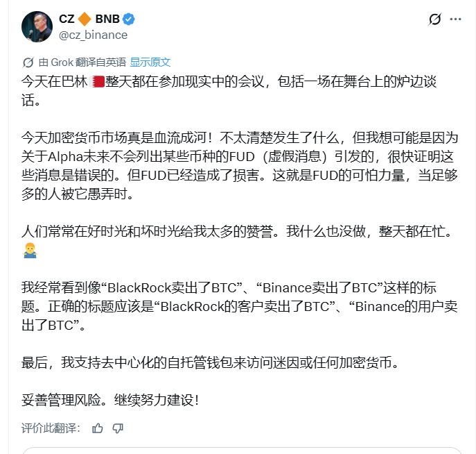 BNB链Memecoin一夜暴跌90%，徐明星犀利点评：一场注定归零的信仰式传销”