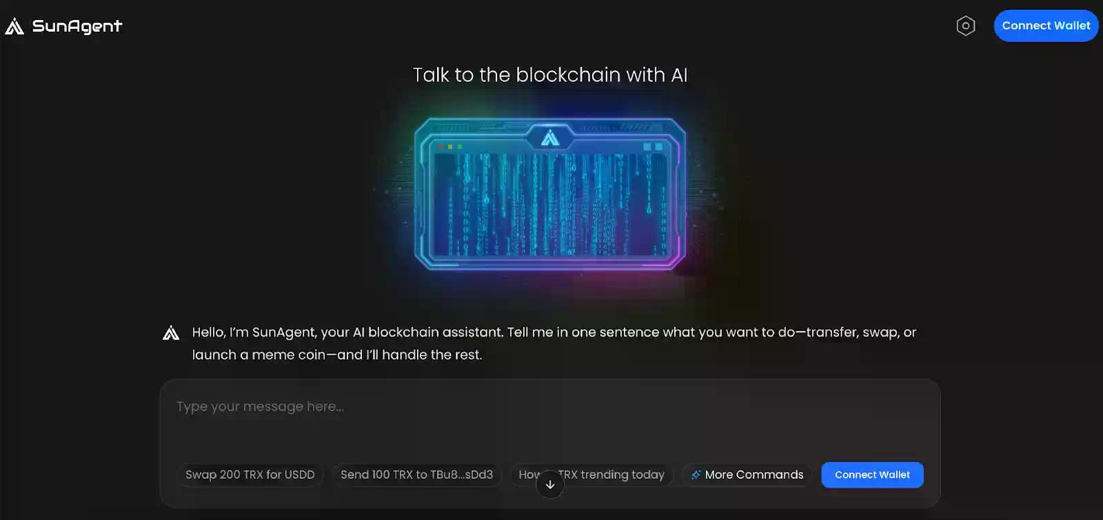 AI 驱动新纪元：SunAgent 以 AI 智能交互中枢，重塑波场 TRON 链上交互新范式