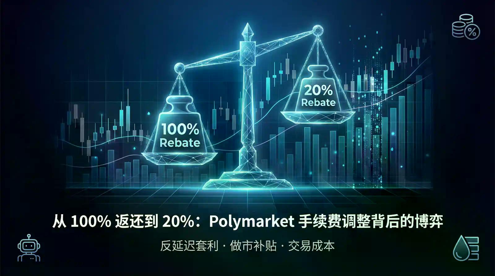 从100%返还到20%：Polymarket手续费调整背后的博弈