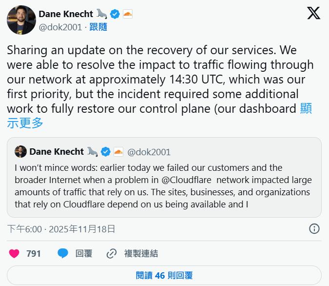 单点故障的恐惧:Cloudflare 全球瘫痪,Crypto 社群怒吼「去中心化才是唯一解!」