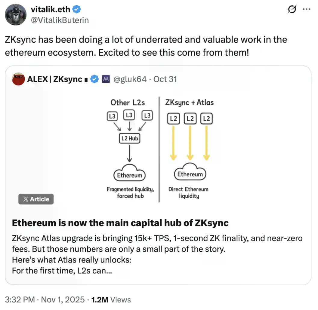 Vitalik 盛赞的 ZKsync,早就做出了最快的 zkVM