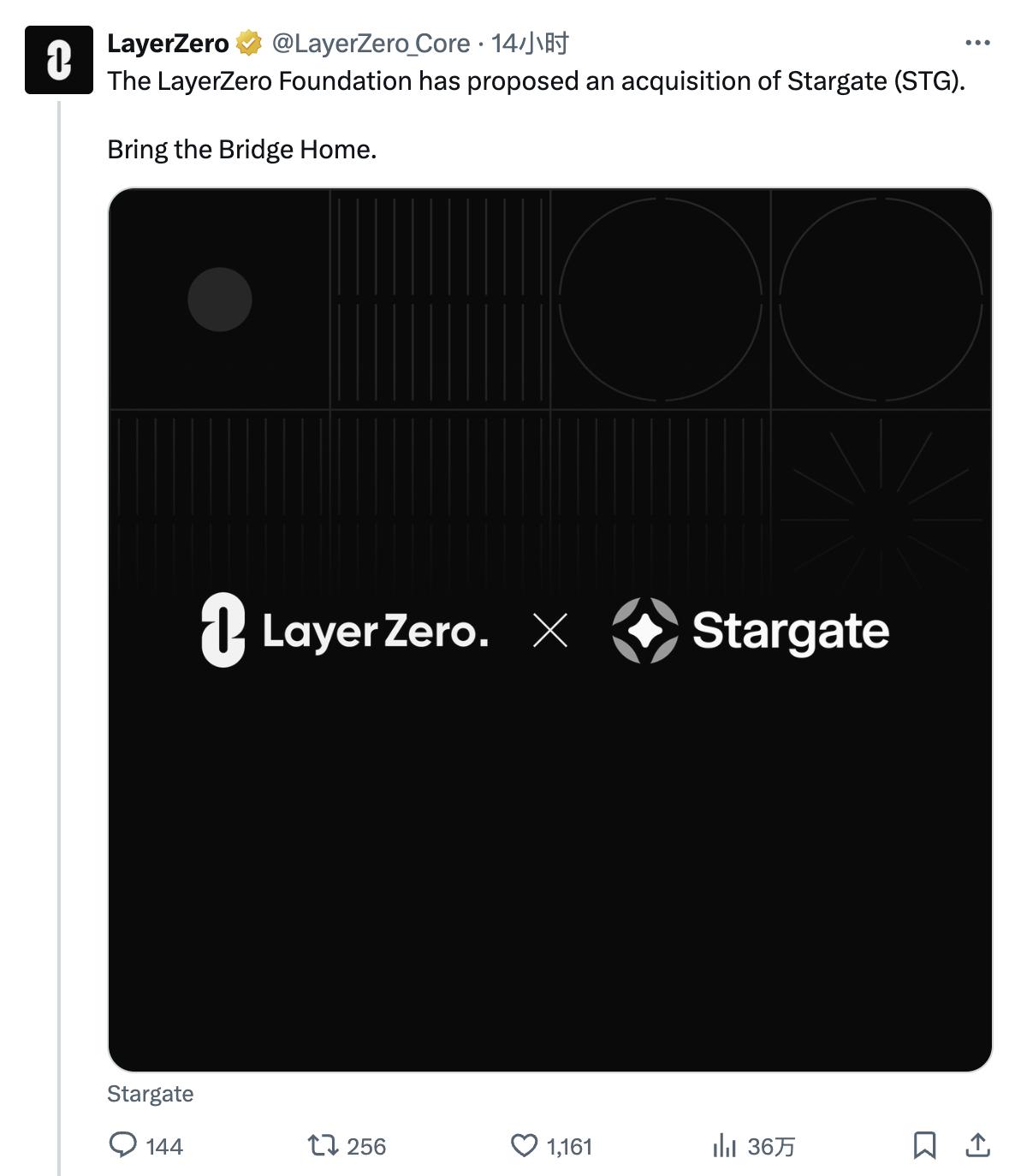 “带桥回家”还是“趁火打劫”？Stargate社区为何对LayerZero的收购说不