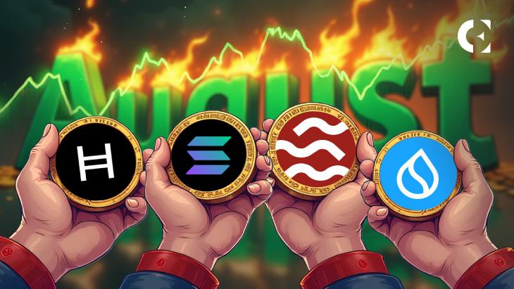 News section-Analysts Highlight Four Altcoins with August Strength