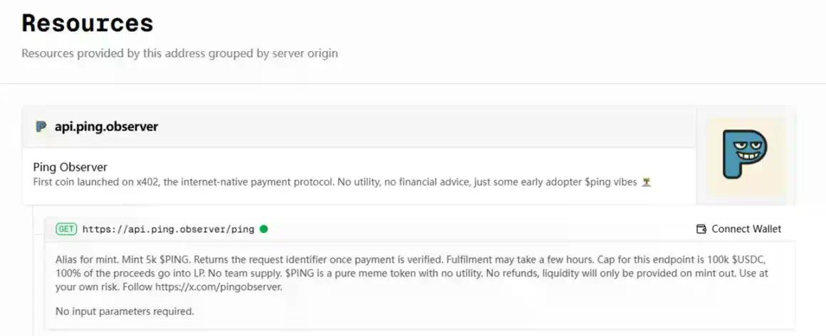 PING推出发射台c402.market，要做x402生态的Pump.fun?