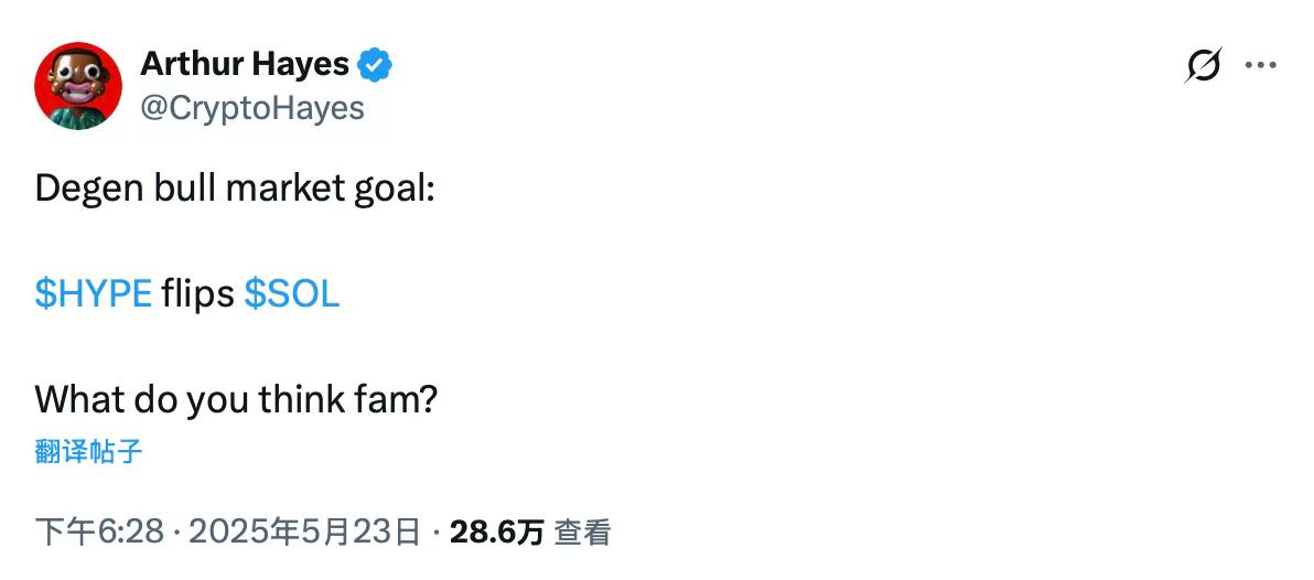 Arthur Hayes的"奶"里藏刀：HYPE狂吹300万，转头砸盘300万！