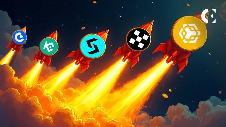 News section-Top Exchange Token Gainers: Why OKB, BNB, BGB, KCS, and GT Are Pumping