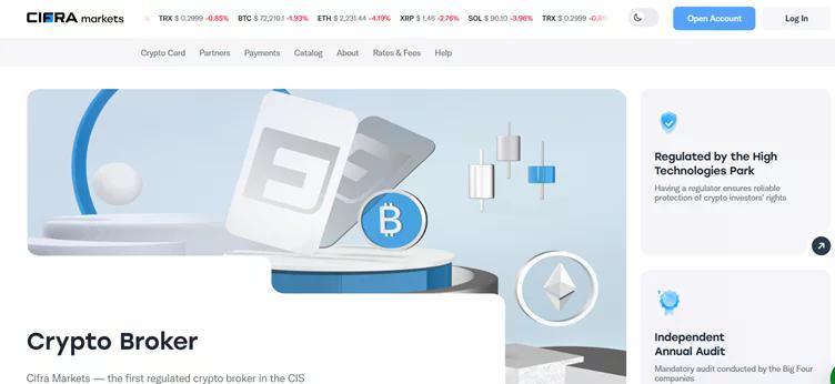 Cifra Markets review: A regulated gateway to crypto trading - 2