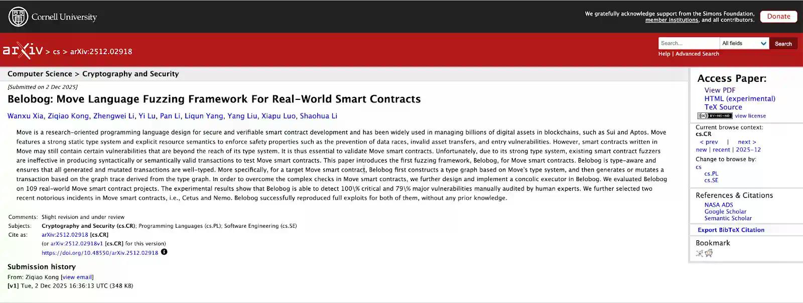 BitsLab 旗下 MoveBit 研究发布｜Belobog：面向真实攻击的 Move 模糊测试框架