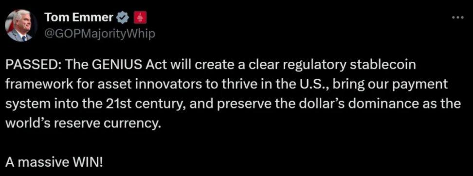 GENIUS 法案落地,我们该如何审慎对待稳定币叙事?