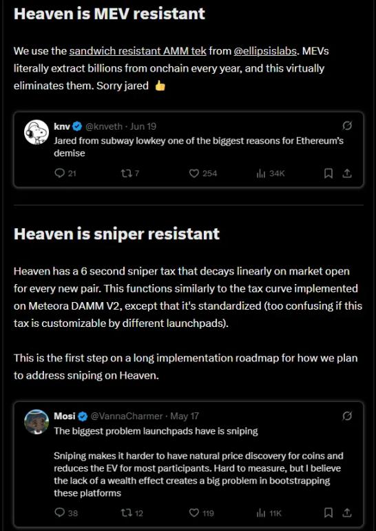 速览新晋发射台 Heaven 和代币 $LIGHT：100% 收入回流，能挑战 Pump.fun 吗？