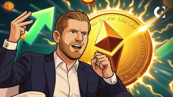 News section-Eric Trump’s Controversial ETH Prediction Ends Up in Profit