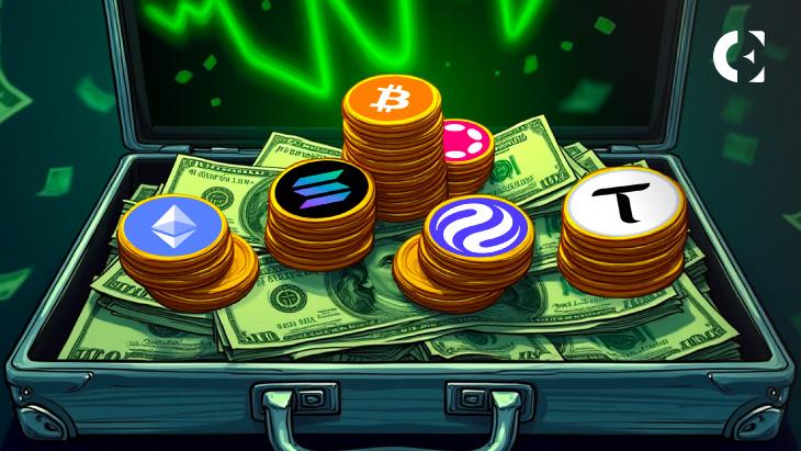 News section-Crypto Price Today: BTC, ETH, SOL, TAO, INJ, DOT Start Week in the Green