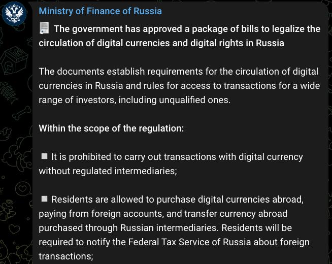 Cryptocurrencies, Russia, Law, Business, Bitcoin Regulation