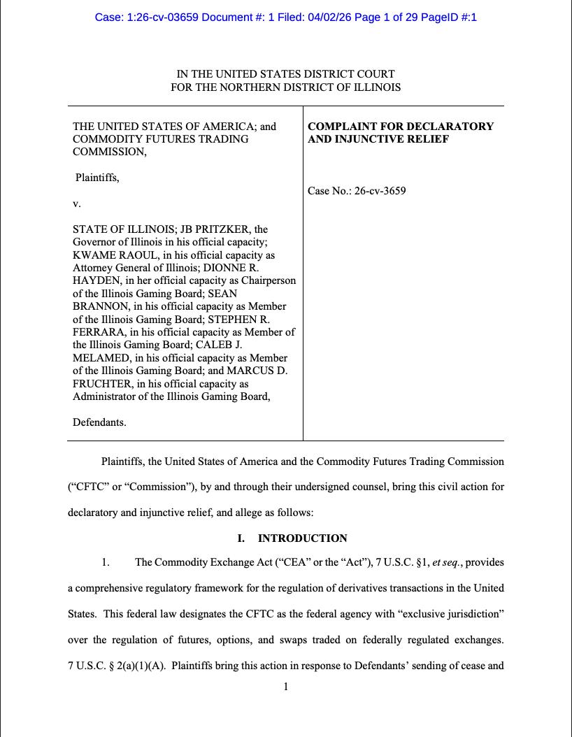 CFTC, Arizona, US Government, United States, Prediction Markets