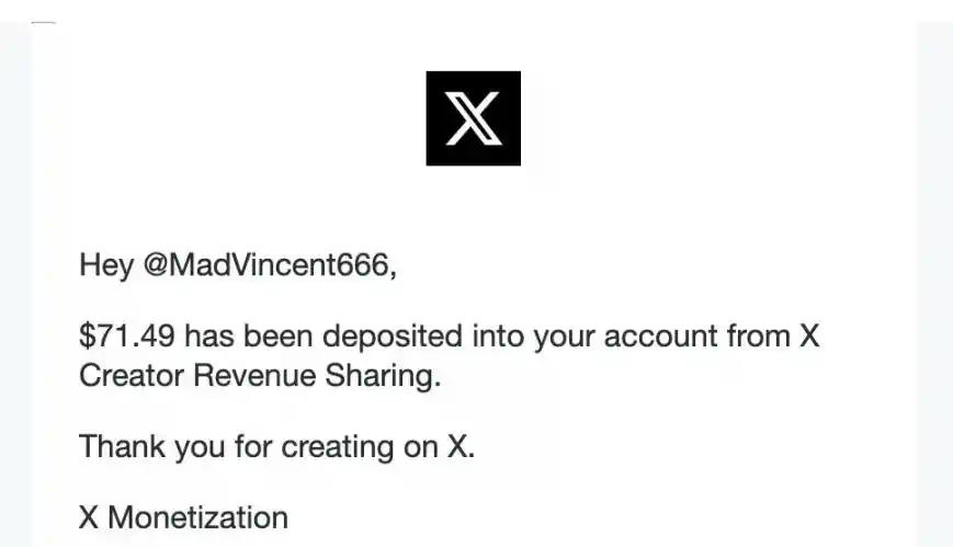 2900 万曝光，入账仅 71 美元：如何在 X 平台赚流量的钱？