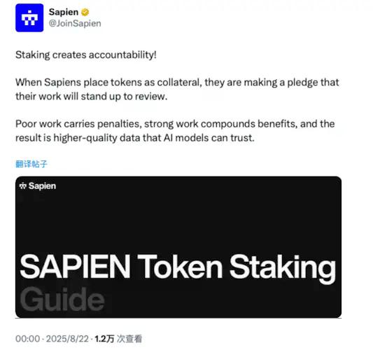 Base生态又添猛将？详解AI基础设施项目Sapien