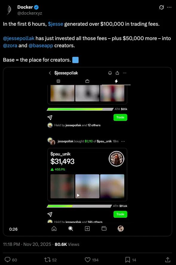 内容代币大爆发：Base 的“创作者经济 2.0”是革命，还是又一个被庄家收割的游戏？