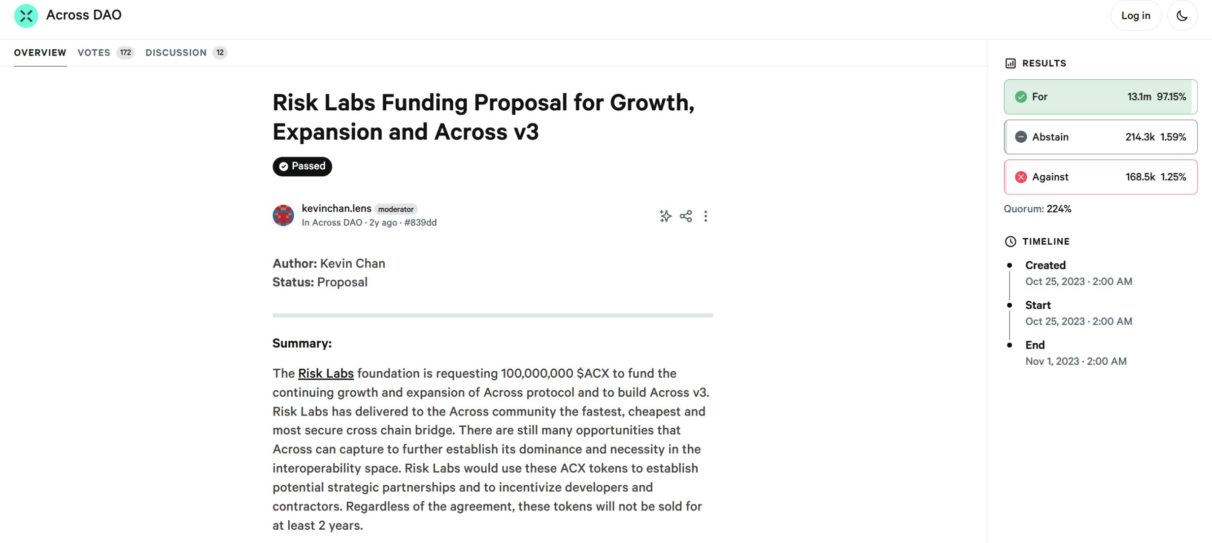 Across 陷治理丑闻，团队操控投票并挪用 2300 万美元资金？