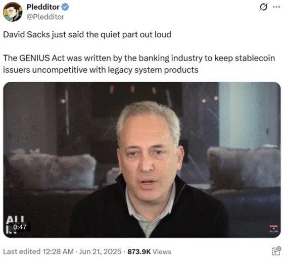 Arthur Hayes：美国稳定币「阳谋」揭秘，6.8 万亿资金如何成为国债市场的救命稻草？