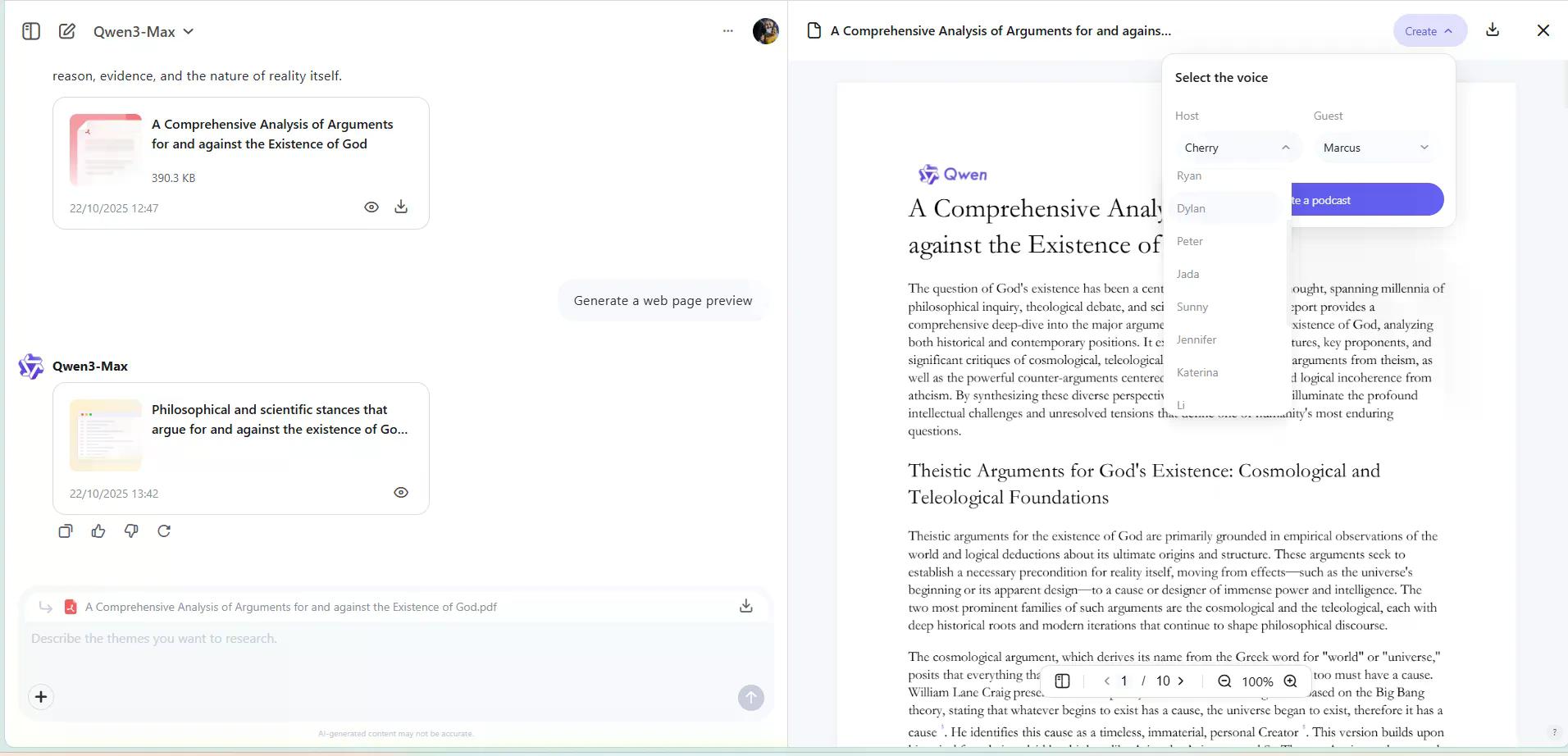 超越Gemini与ChatGPT！阿里Qwen深度研究评测：免费、可引用、还能一键生成实时网页的Alpha信息源