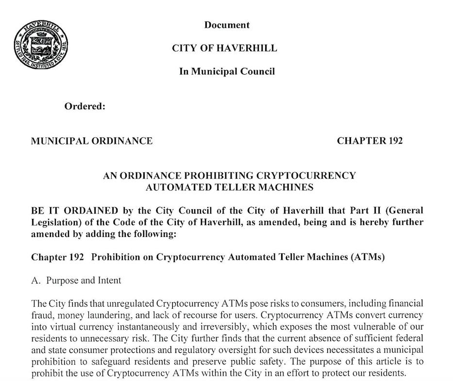 Cryptocurrencies, Law, ATM, Government, Scams